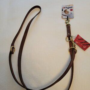Multi Function Dog Leash 100% Leather (NEW with tags)